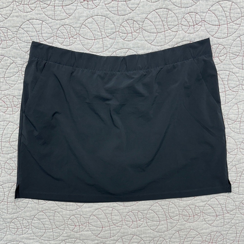 Columbia Chill River Skort Black Active Hiking Athletic / Womens 2X